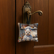 Load image into Gallery viewer, Westie The Chef Hanging Square Fabric Ornament 3.5 × 3.5