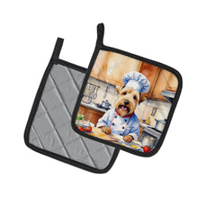 Load image into Gallery viewer, Wheaten Terrier The Chef Pot Holders - Set of 2 Decorative Kitchen Helpers | Made in the USA
