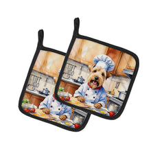 Load image into Gallery viewer, Wheaten Terrier The Chef Pot Holders - Set of 2 Decorative Kitchen Helpers | Made in the USA