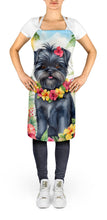 Load image into Gallery viewer, Affenpinscher Luau Apron – Artist-Designed Kitchen, BBQ &amp; Craft Apron