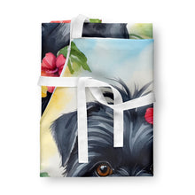 Load image into Gallery viewer, Affenpinscher Luau Apron – Artist-Designed Kitchen, BBQ &amp; Craft Apron