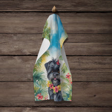 Load image into Gallery viewer, Affenpinscher Luau Kitchen Towel