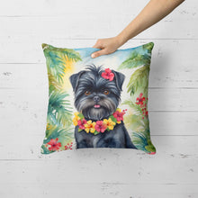 Load image into Gallery viewer, Affenpinscher Luau Throw Pillow