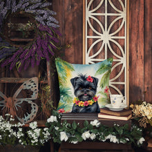 Load image into Gallery viewer, Affenpinscher Luau Throw Pillow