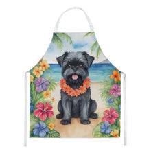 Load image into Gallery viewer, Affenpinscher Luau Apron – Artist-Designed Kitchen, BBQ &amp; Craft Apron