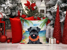 Load image into Gallery viewer, Affenpinscher Luau Throw Pillow - 14x14 Decorative Pillow – Art for Your Home &amp; Patio