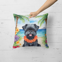 Load image into Gallery viewer, Affenpinscher Luau Throw Pillow