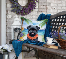 Load image into Gallery viewer, Affenpinscher Luau Throw Pillow