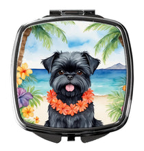 Load image into Gallery viewer, Affenpinscher Luau Compact Mirror – Stylish Purse Mirror with Artistic Covers
