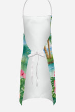Load image into Gallery viewer, Afghan Hound Luau Apron – Artist-Designed Kitchen, BBQ &amp; Craft Apron