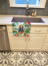 Load image into Gallery viewer, Afghan Hound Luau Kitchen Towel