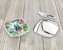 Load image into Gallery viewer, Afghan Hound Luau Compact Mirror – Stylish Purse Mirror with Artistic Covers
