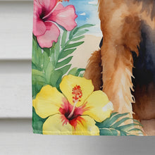 Load image into Gallery viewer, Airedale Terrier Luau House Flag