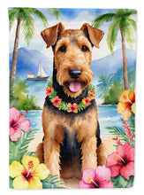 Load image into Gallery viewer, Airedale Terrier Luau House Flag