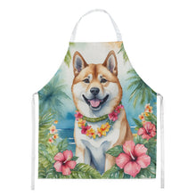Load image into Gallery viewer, Akita Luau Apron – Artist-Designed Kitchen, BBQ &amp; Craft Apron
