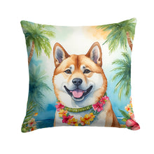 Load image into Gallery viewer, Akita Luau Throw Pillow - 14x14 Decorative Pillow – Art for Your Home &amp; Patio