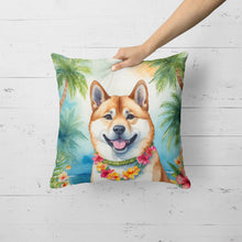 Load image into Gallery viewer, Akita Luau Throw Pillow