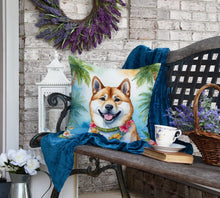 Load image into Gallery viewer, Akita Luau Throw Pillow