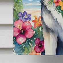 Load image into Gallery viewer, Alaskan Malamute Luau House Flag