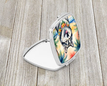 Load image into Gallery viewer, Alaskan Malamute Luau Compact Mirror – Stylish Purse Mirror with Artistic Covers