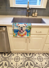 Load image into Gallery viewer, American Bulldog Luau Kitchen Towel
