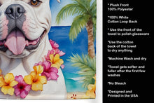 Load image into Gallery viewer, American Bulldog Luau Kitchen Towel
