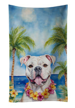 Load image into Gallery viewer, American Bulldog Luau Kitchen Towel