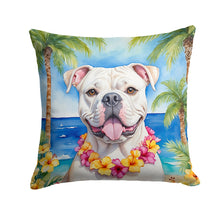 Load image into Gallery viewer, American Bulldog Luau Throw Pillow