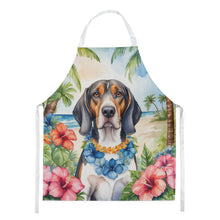 Load image into Gallery viewer, American English Coonhound Luau Apron – Artist-Designed Kitchen, BBQ &amp; Craft Apron