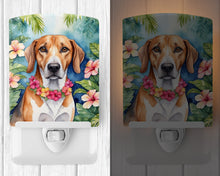 Load image into Gallery viewer, American Foxhound Luau Ceramic Night Light