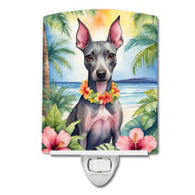 Load image into Gallery viewer, American Hairless Terrier Luau Ceramic Night Light