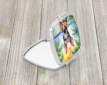 Load image into Gallery viewer, American Hairless Terrier Luau Compact Mirror – Stylish Purse Mirror with Artistic Covers