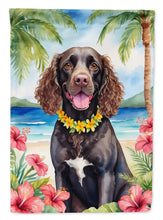 Load image into Gallery viewer, American Water Spaniel Luau House Flag
