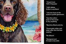 Load image into Gallery viewer, American Water Spaniel Luau Kitchen Towel