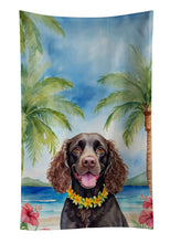 Load image into Gallery viewer, American Water Spaniel Luau Kitchen Towel