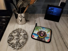 Load image into Gallery viewer, American Water Spaniel Luau Pot Holders - Set of 2 Decorative Kitchen Helpers | Made in the USA