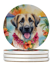 Load image into Gallery viewer, Anatolian Shepherd Luau Large Sandstone Coasters Pack of 4