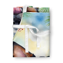 Load image into Gallery viewer, Australian Cattle Dog Luau Apron – Artist-Designed Kitchen, BBQ &amp; Craft Apron
