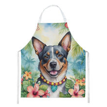 Load image into Gallery viewer, Australian Cattle Dog Luau Apron – Artist-Designed Kitchen, BBQ &amp; Craft Apron