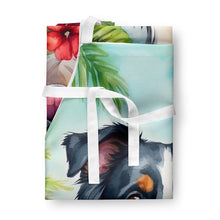 Load image into Gallery viewer, Australian Shepherd Luau Apron – Artist-Designed Kitchen, BBQ &amp; Craft Apron
