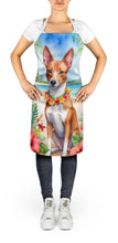 Load image into Gallery viewer, Basenji Luau Apron – Artist-Designed Kitchen, BBQ &amp; Craft Apron