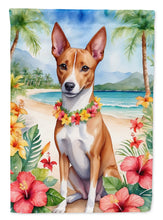 Load image into Gallery viewer, Basenji Luau House Flag