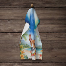 Load image into Gallery viewer, Basenji Luau Kitchen Towel