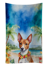 Load image into Gallery viewer, Basenji Luau Kitchen Towel