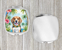 Load image into Gallery viewer, Beagle Luau Compact Mirror – Stylish Purse Mirror with Artistic Covers