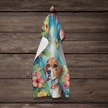 Load image into Gallery viewer, Beagle Luau Kitchen Towel