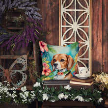 Load image into Gallery viewer, Beagle Luau Throw Pillow