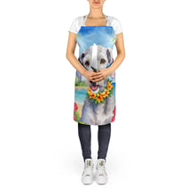 Load image into Gallery viewer, Bedlington Terrier Luau Apron – Artist-Designed Kitchen, BBQ &amp; Craft Apron