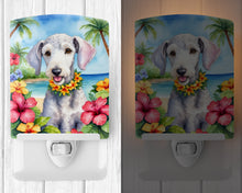 Load image into Gallery viewer, Bedlington Terrier Luau Ceramic Night Light