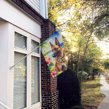 Load image into Gallery viewer, Belgian Malinois Luau House Flag